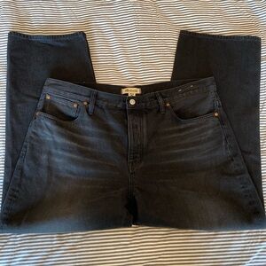 Madewell low slung straight jeans